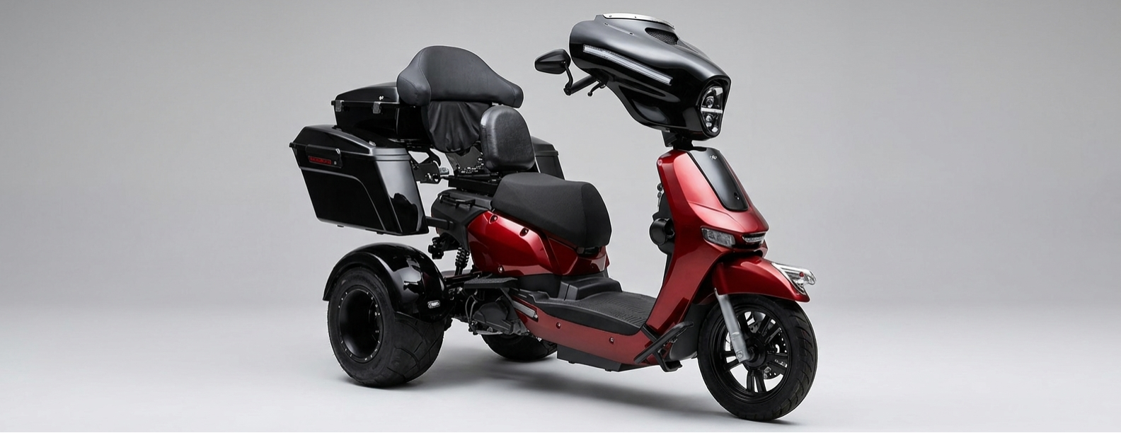 Un scooter de movilidad For Motion con adaptaciones